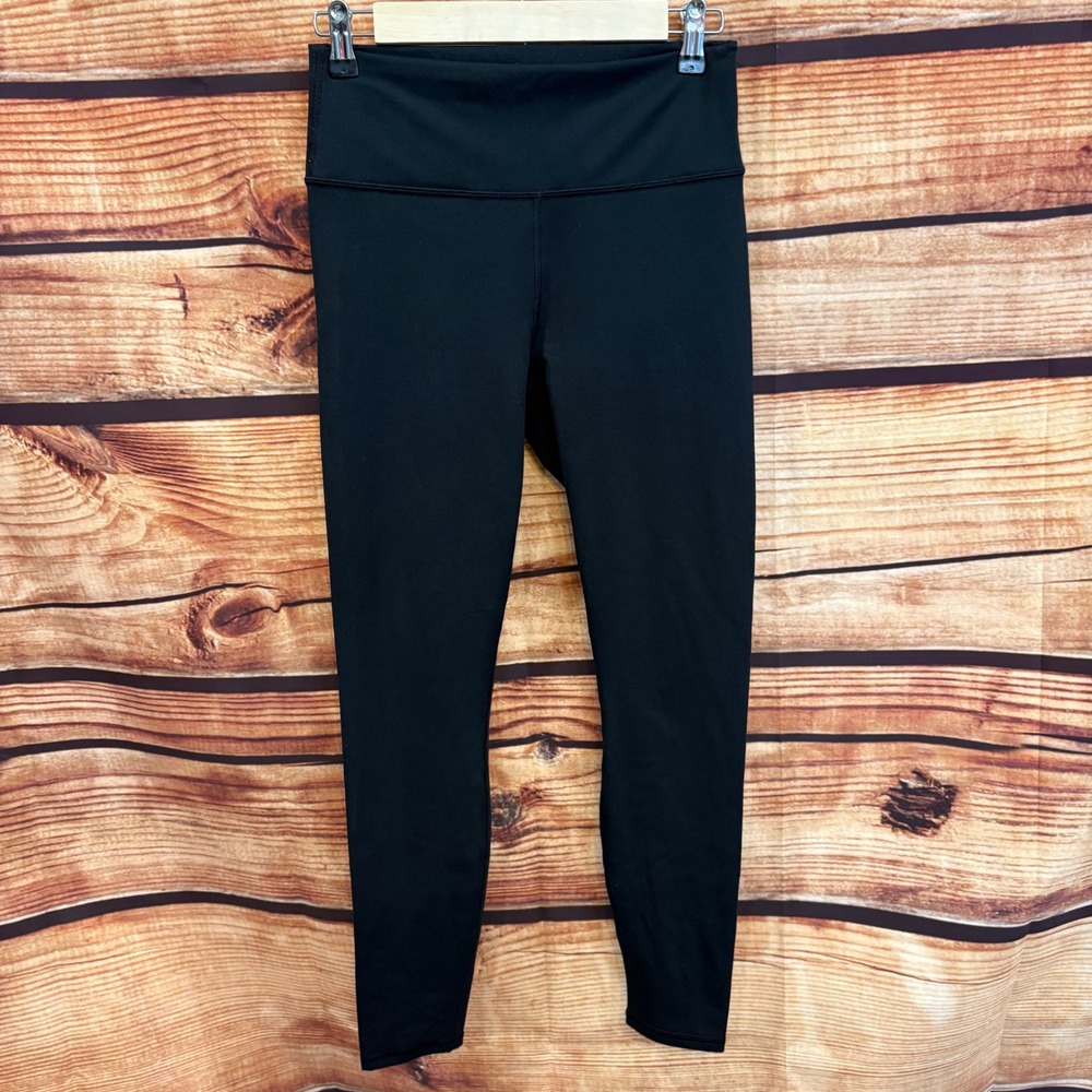 Fabletics Powerhold Womens Black High Waisted Compression Yoga Pants Size M